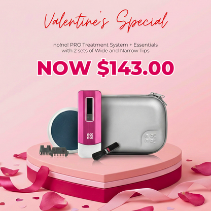 no!no! PRO Treatment System + Essentials with 2 sets of Wide and Narrow Tips