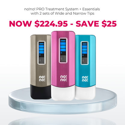 no!no! PRO Treatment System + Essentials with 2 sets of Wide and Narrow Tips